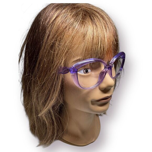 Moschino MO631 Purple Cat-Eye Eyeglasses Reading Glasses 57-15-140mm Rare - Picture 10 of 10